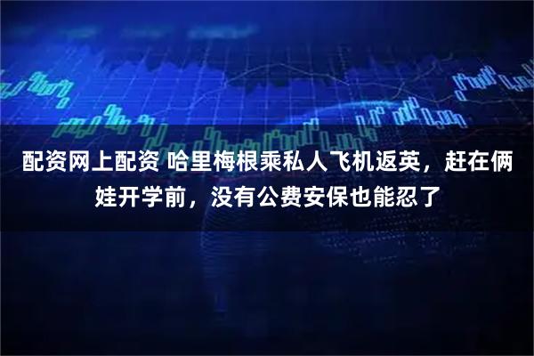 配资网上配资 哈里梅根乘私人飞机返英，赶在俩娃开学前，没有公费安保也能忍了